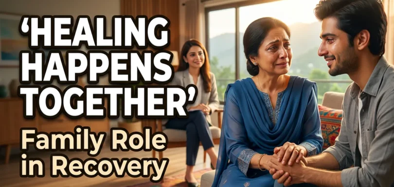 A patient receiving counseling in a rehabilitation centre in Islamabad, showing a calm and supportive environment focused on addiction recovery and mental health treatment.