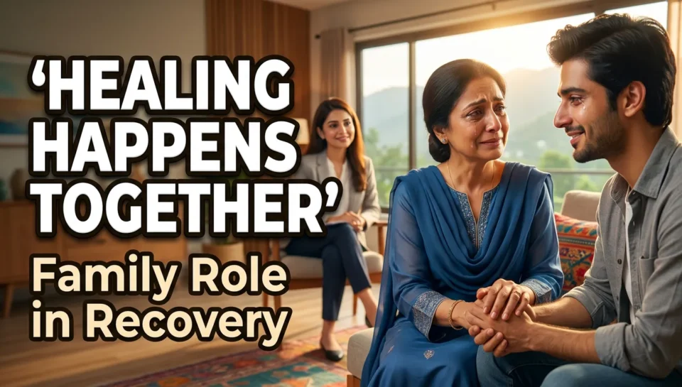 A patient receiving counseling in a rehabilitation centre in Islamabad, showing a calm and supportive environment focused on addiction recovery and mental health treatment.
