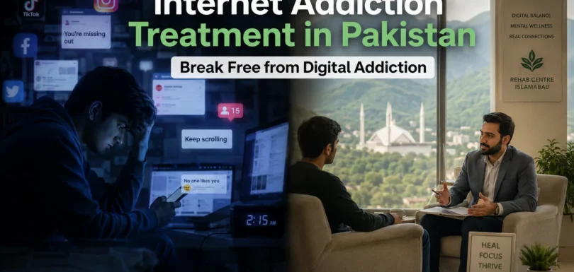 Internet addiction treatment in Pakistan at rehabilitation centre in Islamabad