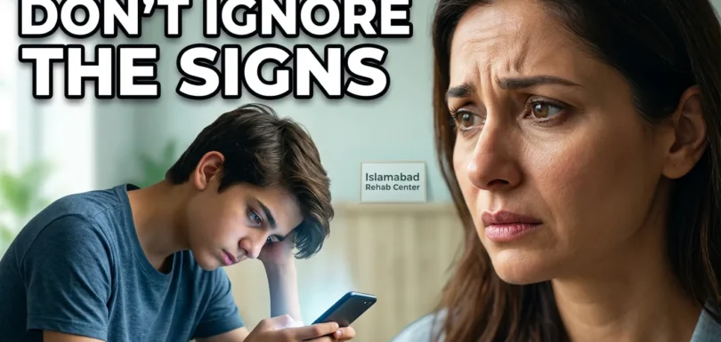 Early signs of addiction in individuals requiring rehab centre in Islamabad