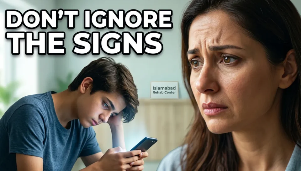 Early signs of addiction in individuals requiring rehab centre in Islamabad