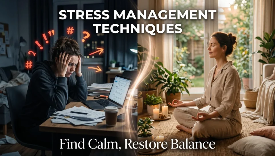 Stress management techniques for reducing anxiety and improving mental health