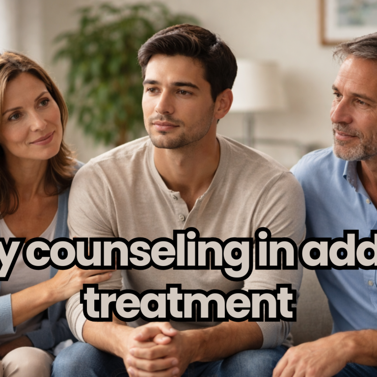 Family counseling in addiction treatment