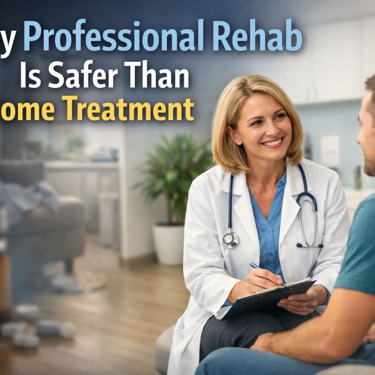 Professional rehab vs home treatment