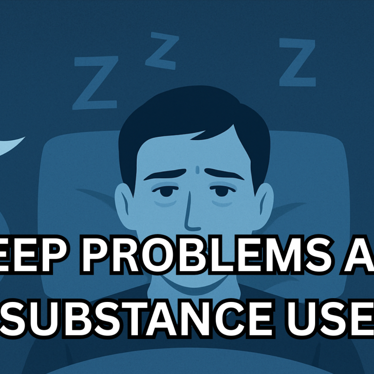 Sleep problems and substance use
